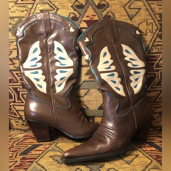 Nine West Leather Western Boots. Woman’s Size  9 - Picture 10 of 15